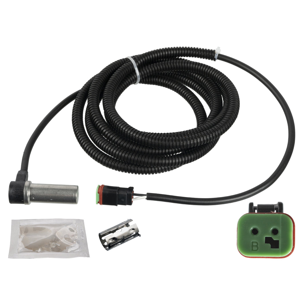 Rear Right Abs Sensor Inc Sleeve & Grease Fits Renault Febi 171611