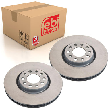 Pair of Brake Disc Fits Alfa Romeo OE 50532930 Febi 172916