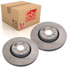 Load image into Gallery viewer, Pair of Brake Disc Fits Renault PKW OE 82 00 196 263 Febi 173015