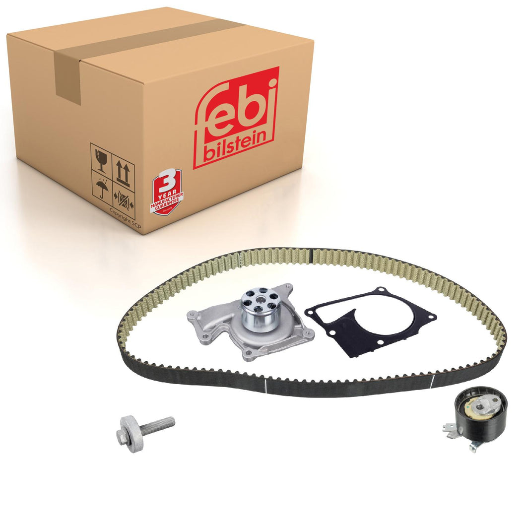 Water Pump Timing Belt Kit Fits Renault 119A07049R Febi 173027
