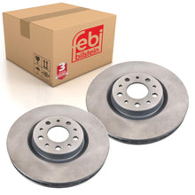 Load image into Gallery viewer, Pair of Brake Disc Fits FIAT OE 52067393 Febi 173028