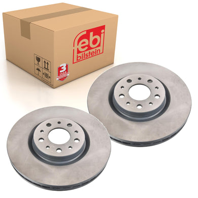 Pair of Brake Disc Fits FIAT OE 52067393 Febi 173028