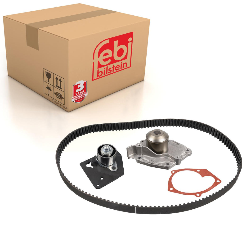 Water Pump Timing Belt Kit Fits Renault 7701477050 Febi 173157