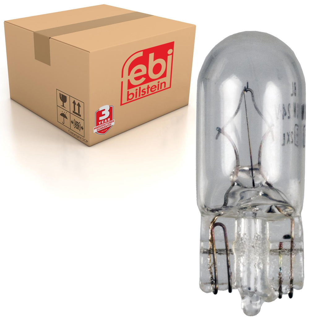 Bulb Fits Universal OE 24V-3W-WB-T10 Febi 173306