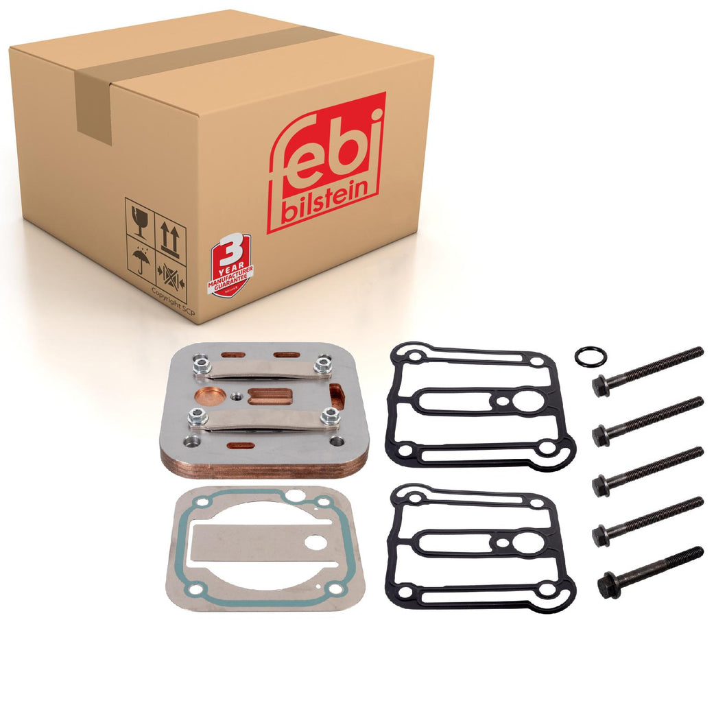 Brake Compressor Valve Plate Inc Seals Fits MAN TGA MAN TGS MAN TGX Febi 173410