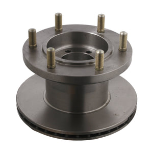 Pair of Front Brake Disc Inc Wheel Stud Fits IVECO Daily CNG TurboDai Febi 17347