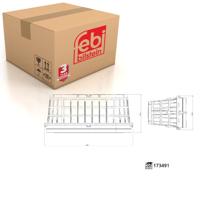 Air Filter 004 094 90 04 Febi 173491
