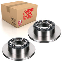 Load image into Gallery viewer, Pair of Rear Brake Disc Fits IVECO LCV Daily CNG NewDaily PowerDaily Febi 17349