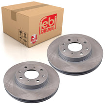 Load image into Gallery viewer, Pair of Front Brake Disc Fits Honda Civic VI OE 45251SR3A01 Febi 17356