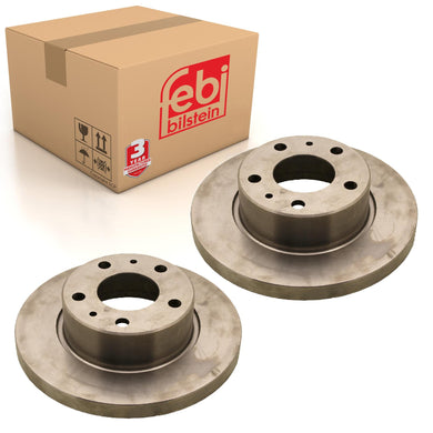 Pair of Brake Disc Fits IVECO (LCV) Daily 29L10 Daily 29L12 Daily 29L Febi 17415