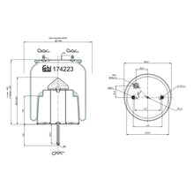 Load image into Gallery viewer, Air Spring Fits Scania OE 1 726 241 Febi 174223