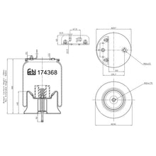 Load image into Gallery viewer, Air Spring Fits Iveco OE 5 0004 2592 Febi 174368