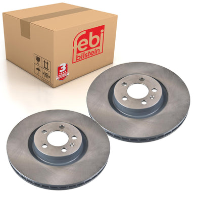 Pair of Brake Disc Fits Audi OE 2Q0 615 301 J Febi 174449