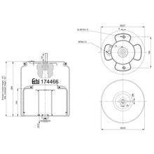 Load image into Gallery viewer, Air Spring Fits Volvo OE 21961478 Febi 174466