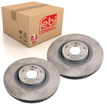 Load image into Gallery viewer, Pair of Brake Disc Fits Hyundai OE 51712C5700 Febi 174536