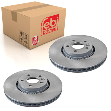 2 Brake Discs Fits OE Febi 175205