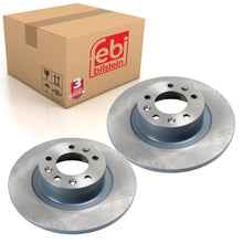 Load image into Gallery viewer, 2 Rear Brake Discs Fits Peugeot OE 96 839 932 80 Febi 175517