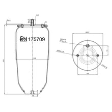 Load image into Gallery viewer, Air Spring Fits Schmitzgobull OE 1244666 SK1 Febi 175709