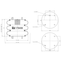 Load image into Gallery viewer, Air Spring Fits Granning OE 1014 Febi 176408