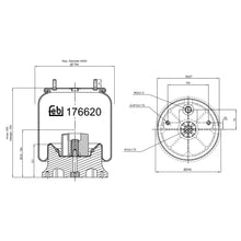 Load image into Gallery viewer, Air Spring Fits Gigant Achsen OE 709377003 Febi 176620