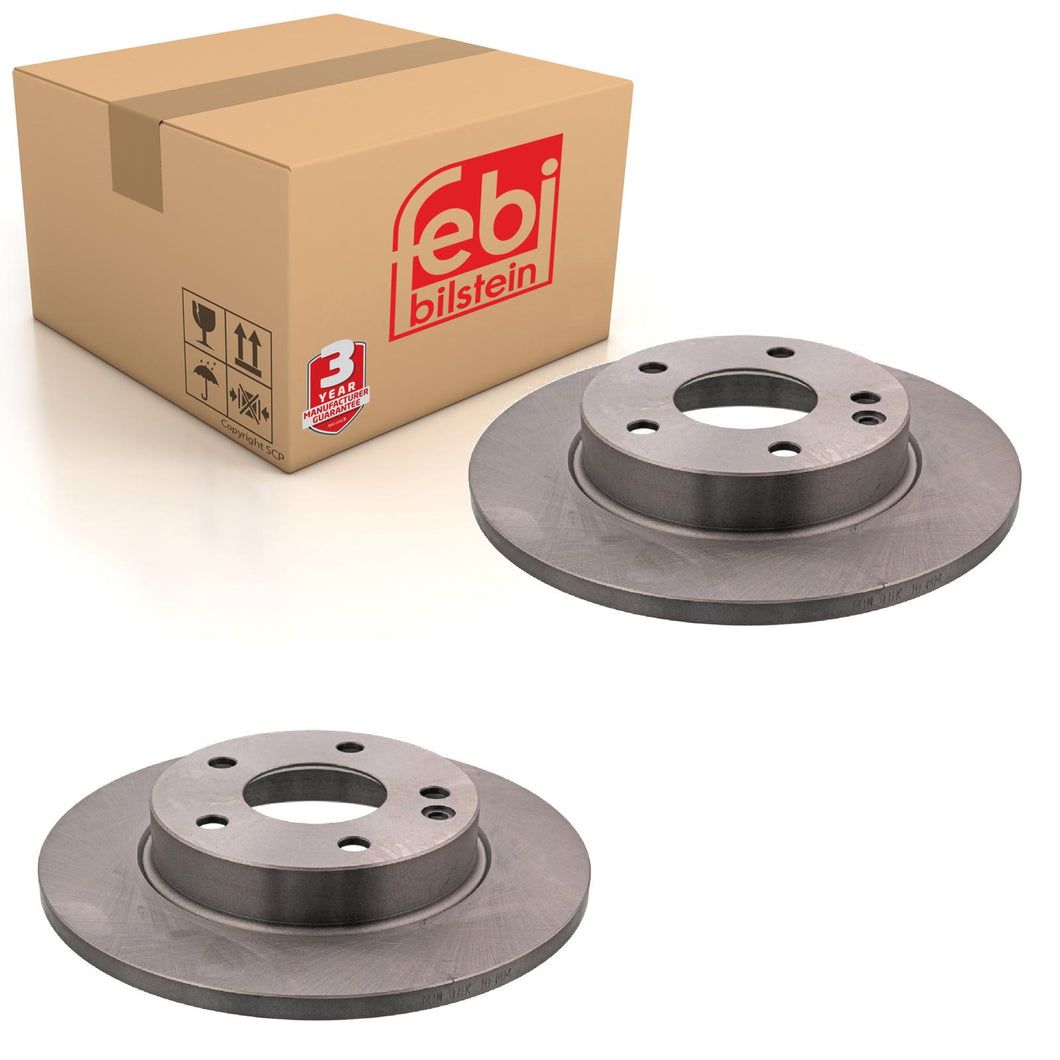 Pair of Front Brake Disc Fits Mercedes Benz A-Class Model 168 Febi 17733