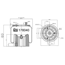 Load image into Gallery viewer, Air Spring Fits Schmitzgobull OE 1077929 Febi 178040