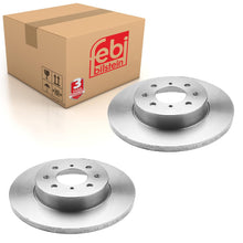 Load image into Gallery viewer, Pair of Front Brake Disc Fits Rover Group 214 216 218 220 400 Tourer Febi 17945