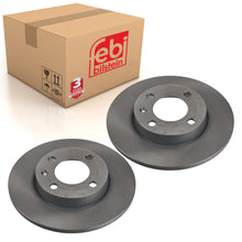 Load image into Gallery viewer, Pair of Front Brake Disc Fits Volkswagen Polo Seat Arosa 6H Febi 18841