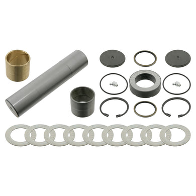 Front King Pin Set Inc Thrust Bearing Single Set Fits MAN F 2000 FOC Febi 18999