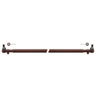 Front Tie Rod Inc Castle Nuts & Cotter Pins Fits Mercedes Benz Actros Febi 19216
