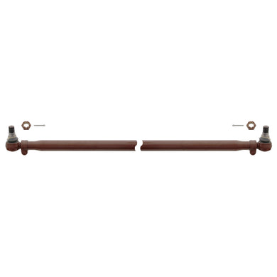 Front Tie Rod Inc Castle Nuts & Cotter Pins Fits Mercedes Benz Actros Febi 19329