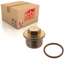 Load image into Gallery viewer, Audi Oil Drain Plug Seal Fits 80 100 A4 A6 A8 Febi 19401