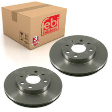 Load image into Gallery viewer, Pair of Front Brake Disc Fits Vauxhall Corsa Combo C Vita OE 569021 Febi 19508