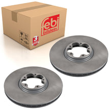 Load image into Gallery viewer, Pair of Front Brake Disc Fits Ford Transit 0 OE 1738815 Febi 19515