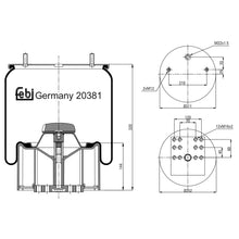 Load image into Gallery viewer, Air Spring Inc Steel Piston Fits Bergische Achsen OE 542941361 Febi 20381