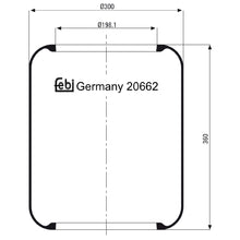 Load image into Gallery viewer, Air Spring No Piston Fits Schmitz Cargobull DAF bitte Abmessungen bea Febi 20662