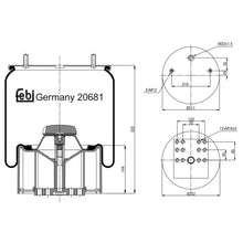 Load image into Gallery viewer, Air Spring Inc Plastic Piston Fits Bergische Achsen OE 542943410 Febi 20681