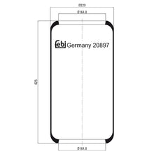 Load image into Gallery viewer, Air Spring No Piston Fits Scania Serie 3 Bus Bus3-Serie F K N Serie Febi 20897