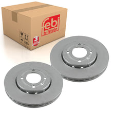 Load image into Gallery viewer, Pair of Front Brake Disc Fits Volkswagen Lupo Polo 6N OE 6N0615301E Febi 21576