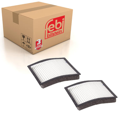 Cabin Pollen Filter X2 Fits BMW 316 g Compact 316 i Compact 318 tds C Febi 21601