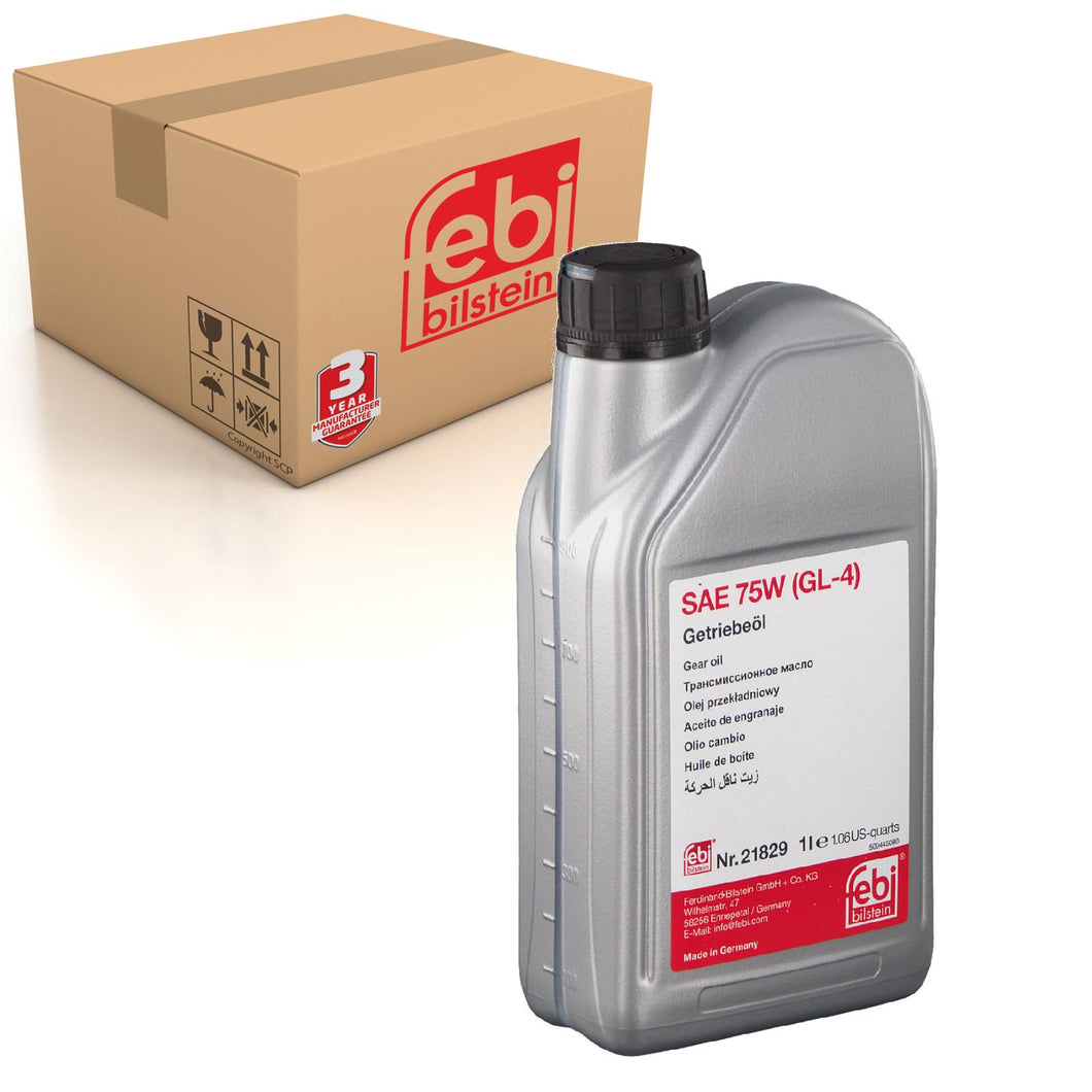 Gear Oil SAE 75W GL-4 1Ltr Fits Ford Audi Merc VW Volvo Febi 21829