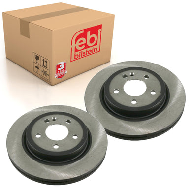 Pair of Front Brake Disc Fits Mercedes Benz M-Class Model 163 Febi 21921