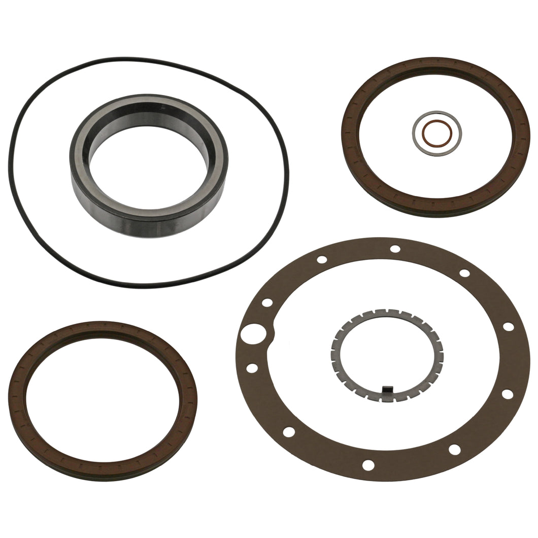 Rear Wheel Hub Gasket Set Fits Mercedes Benz Actros Atego 18t Axor MK Febi 21949