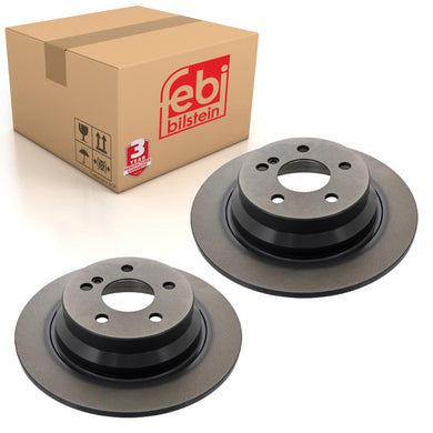 Pair of Rear Brake Disc Fits Mercedes Benz CLS model 218 E-Class 211 Febi 22160