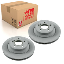Load image into Gallery viewer, Pair of Rear Brake Disc Fits Mercedes Benz CLS Model 219 E-Class 211 Febi 22162