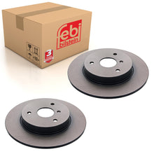 Load image into Gallery viewer, Pair of Front Brake Disc Fits Smart Cabrio model 450 City Coupe Cross Febi 22345