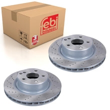 Load image into Gallery viewer, Pair of Front Brake Disc Fits Mercedes Benz CL Model 215 S-Class 220 Febi 22683
