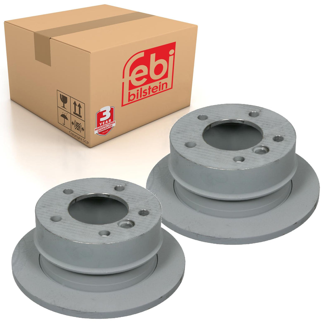 Pair of Rear Brake Disc Fits Mercedes Benz Sprinter Model 901 902 Febi 22860