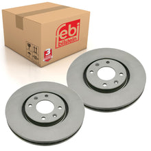 Load image into Gallery viewer, Pair of Front Brake Disc Fits Citroen C5 Xantia II OE 4246T8SK Febi 22923