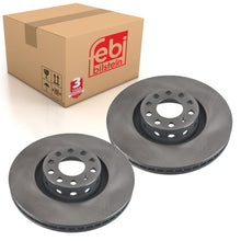 Load image into Gallery viewer, Pair of Front Brake Disc Fits Volkswagen Phaeton Audi A8 quattro S6 S Febi 22964